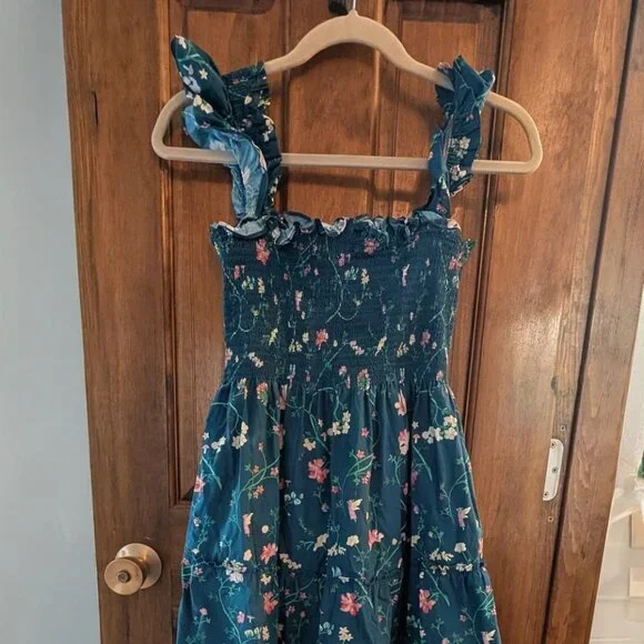 Hill House Ellie Nap Dress in Moody Floral XS - Picture 2 of 4